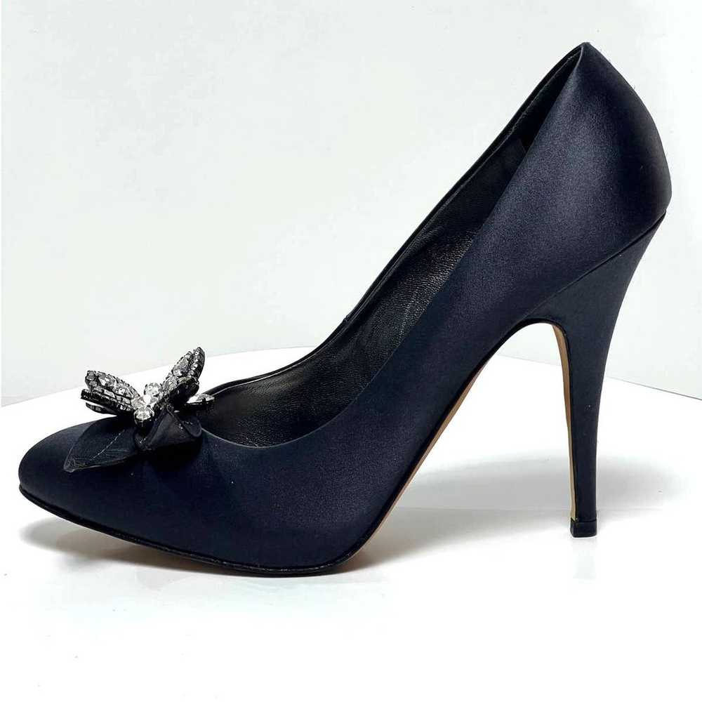 Giuseppe Zanotti Womens Shoes Grey Satin High Hee… - image 6