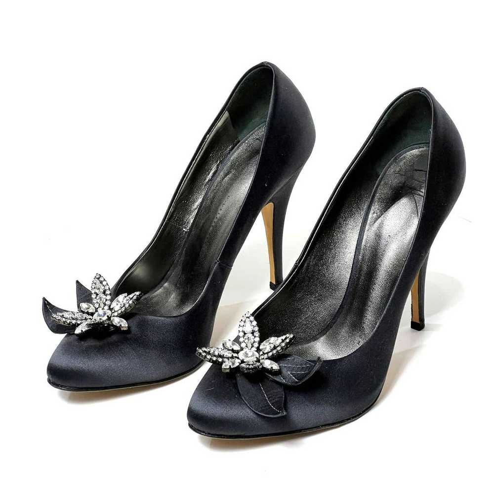 Giuseppe Zanotti Womens Shoes Grey Satin High Hee… - image 9