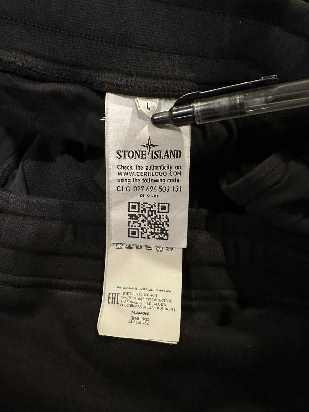 Stone Island Stone Island Logo Gris A Imprime Pri… - image 6
