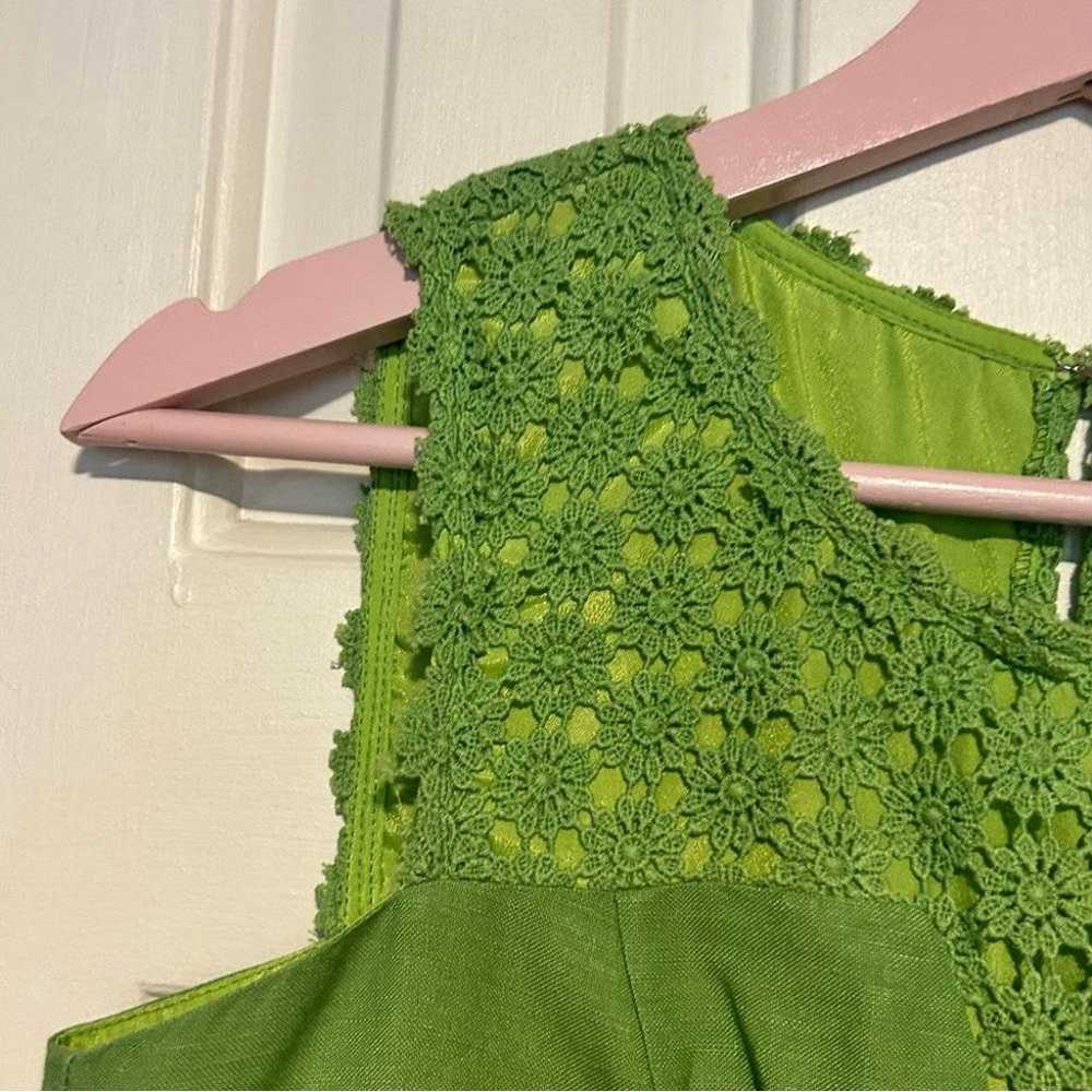 JADE Melody Tam Linen Sleeveless Dress | Avocado … - image 4