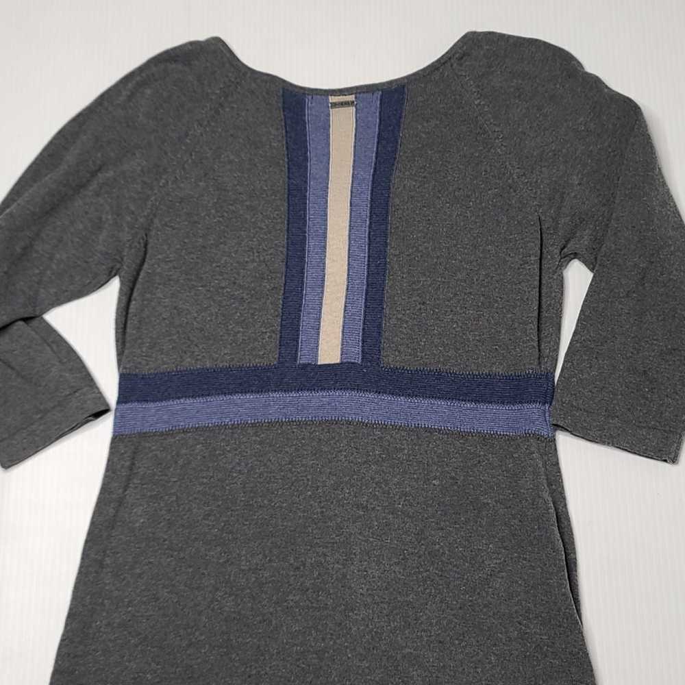 Prana Medium Gray Half Sleeve Dress - image 2
