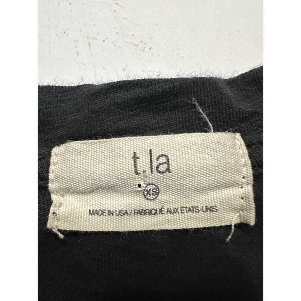T.la Anthropologie Size XS Tee Dress Mini Ruched … - image 7
