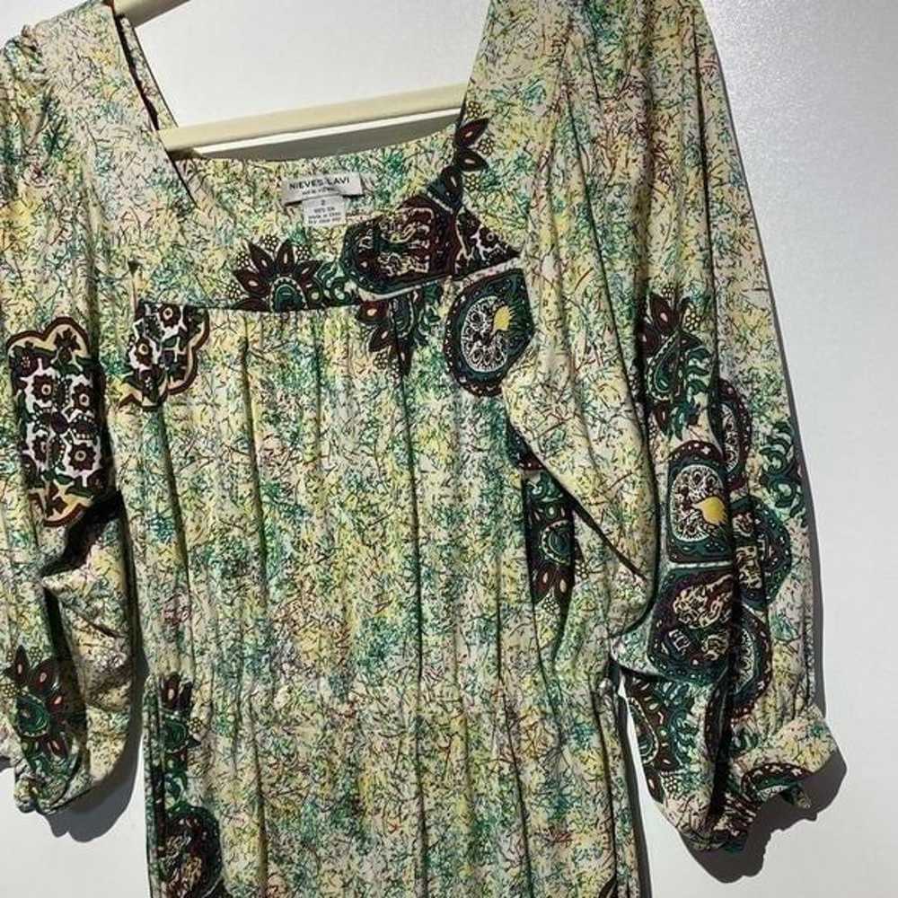 Women’s Nieves Lavi New York Silk Mini dress size… - image 4