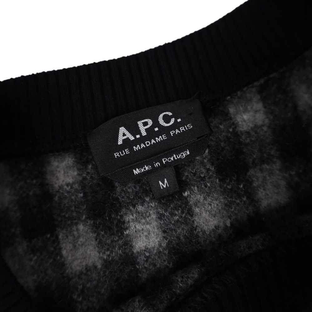 A.P.C. A.P.C Rue Madame Paris Mohair Blend Check … - image 6