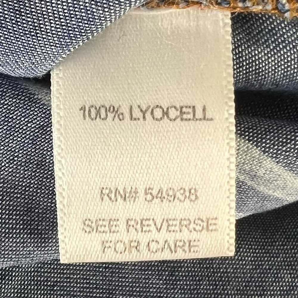 Appraisal 100% Lyocell Nautical Shirt Dress Rope … - image 10