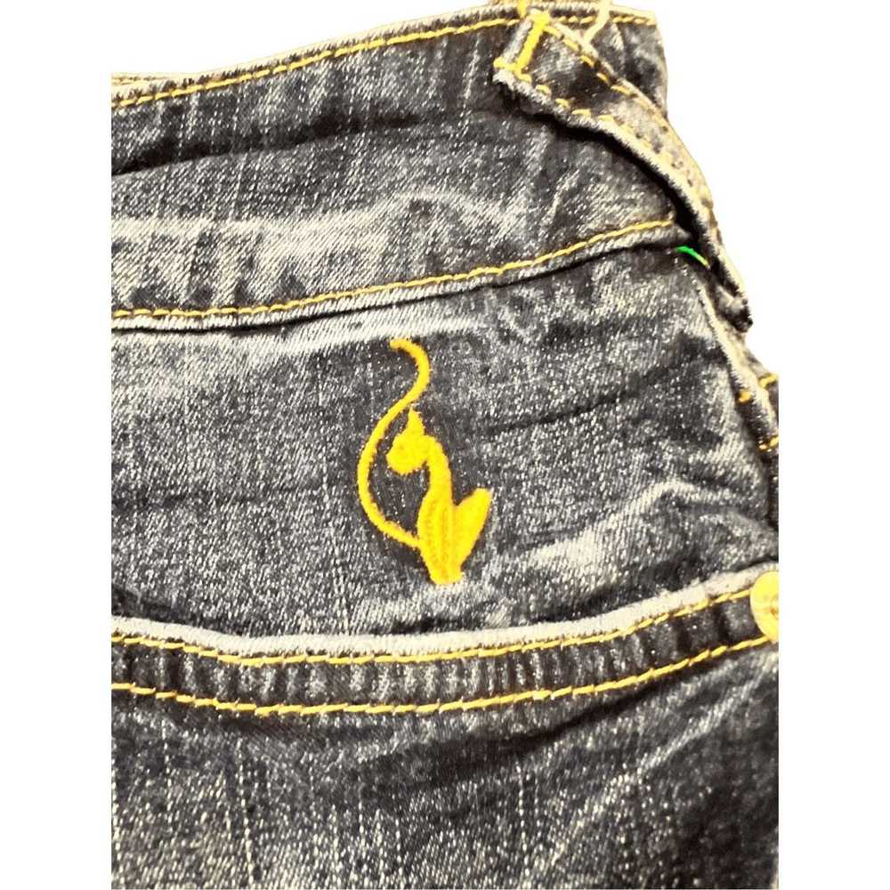 Vintage Baby Phat logo Embroidered Jean Shorts si… - image 12