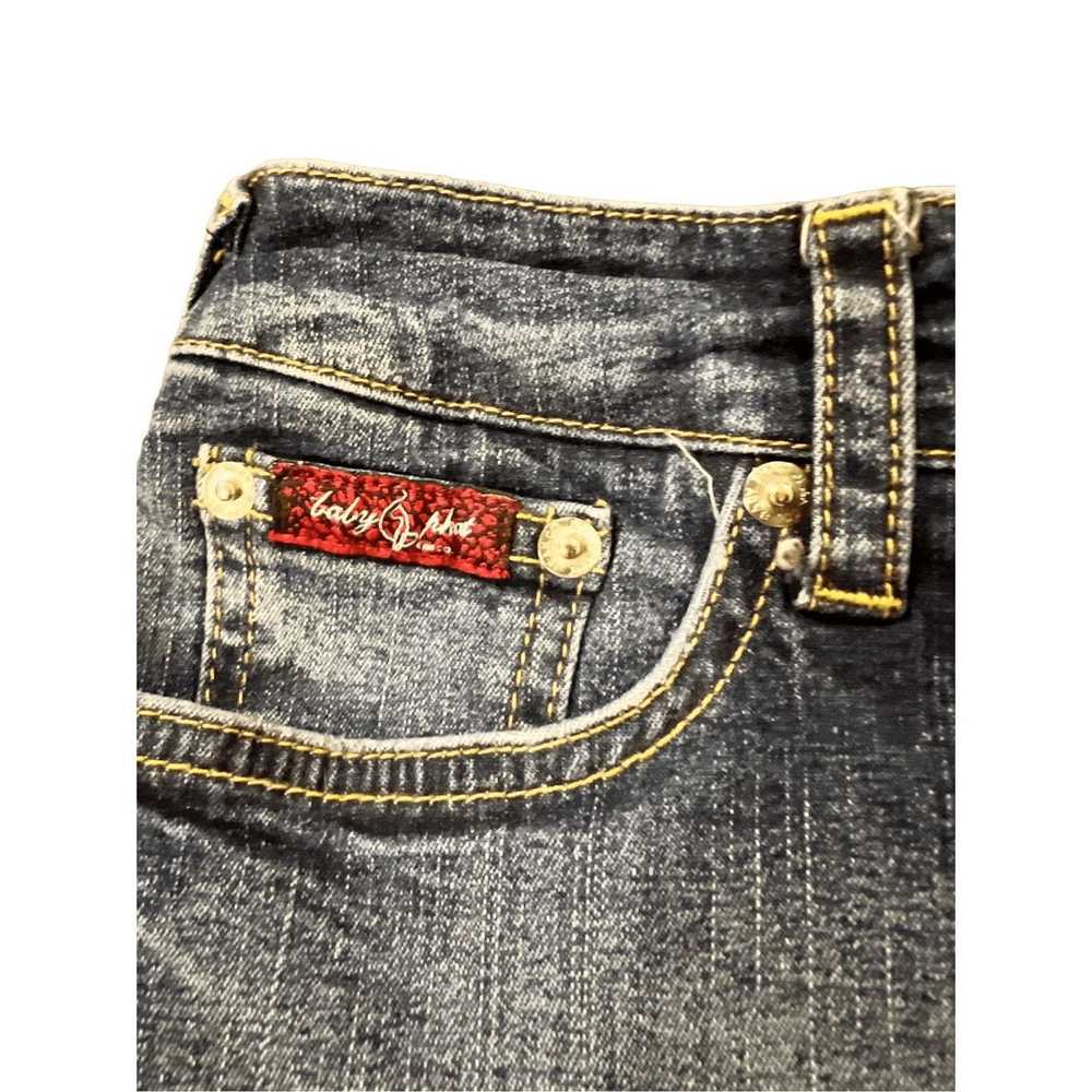 Vintage Baby Phat logo Embroidered Jean Shorts si… - image 6