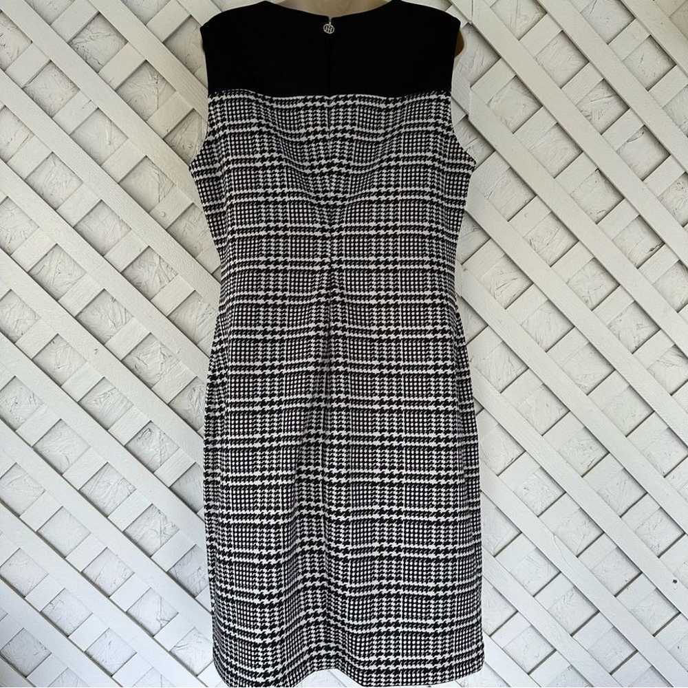 Tommy Hilfiger Houndstooth Asymmetrical Look Shea… - image 3