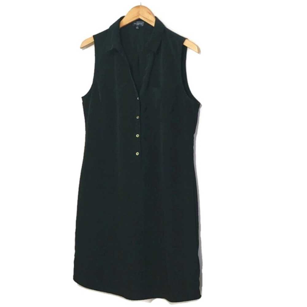 The Limited Sleeveless Button Front Sheath Shirtd… - image 3