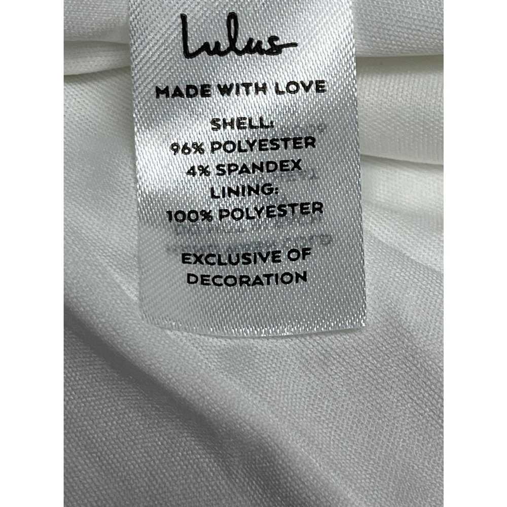 LULU'S S Romantic Moments White Lace Long Sleeve … - image 6