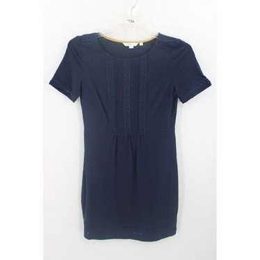 BODEN NAVY BLUE SHORT SLEEVE SIZE 6 DRESS LACE IN… - image 1