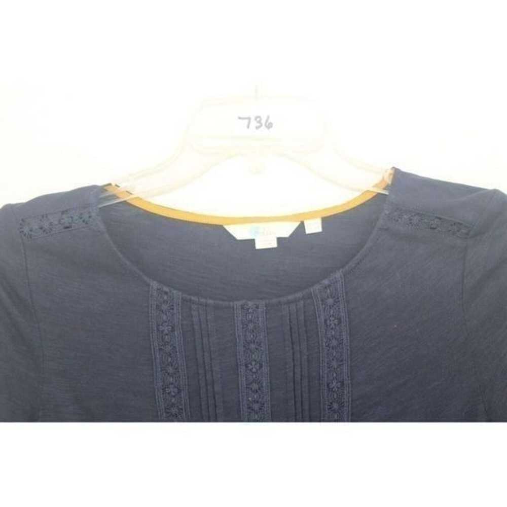BODEN NAVY BLUE SHORT SLEEVE SIZE 6 DRESS LACE IN… - image 2
