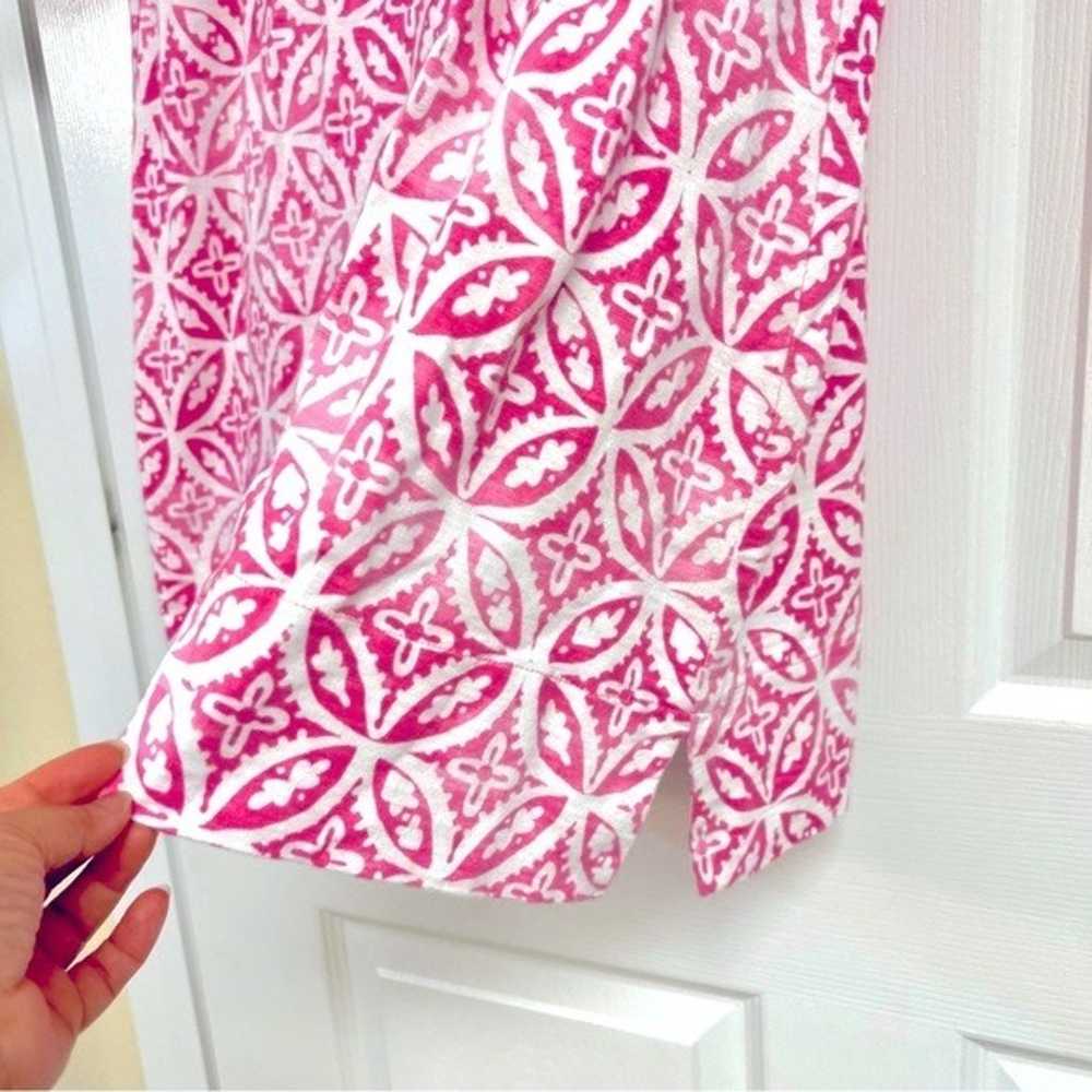 HATLEY  Lucy cotton Pink ceramic Print mini shirt… - image 10