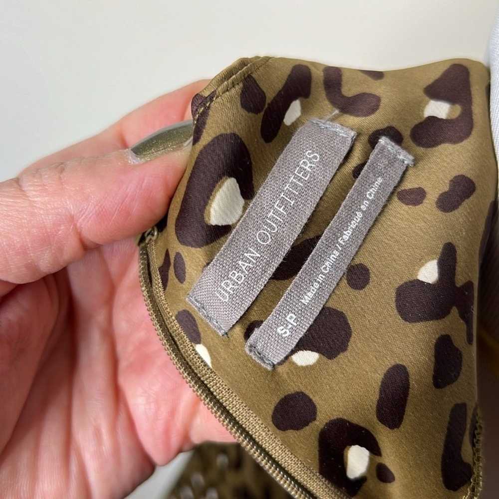 Urban Outfitters Mallory Leopard Satin Slip Mini … - image 7