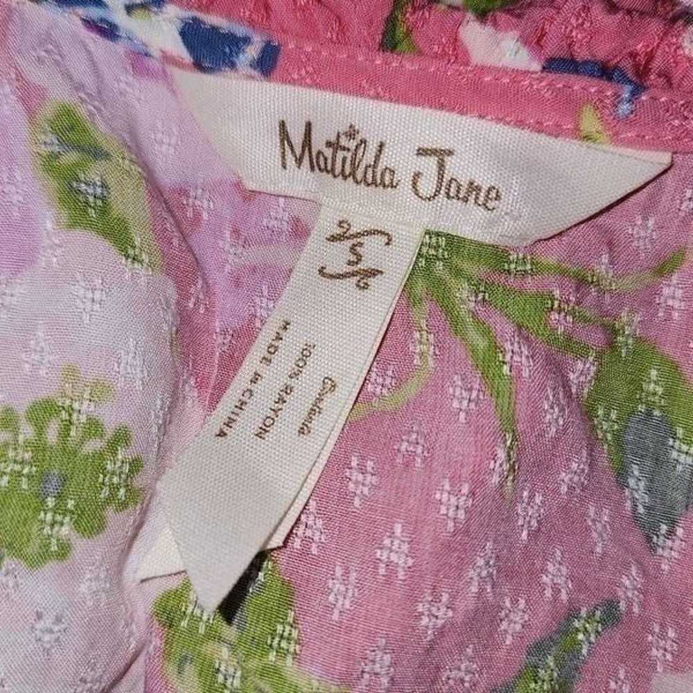 Matilda Jane Womens Pink Fresh Florals Ruffle Sle… - image 4