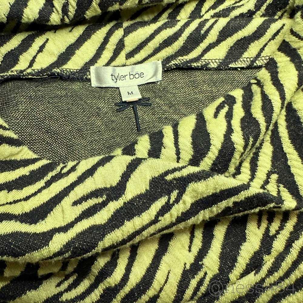 Tyler Boe Cowl Neck Green Sweater Dress Tiger Pri… - image 3