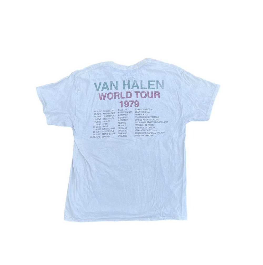 Streetwear × Vintage Van Halen 1979 World Tour Gr… - image 2