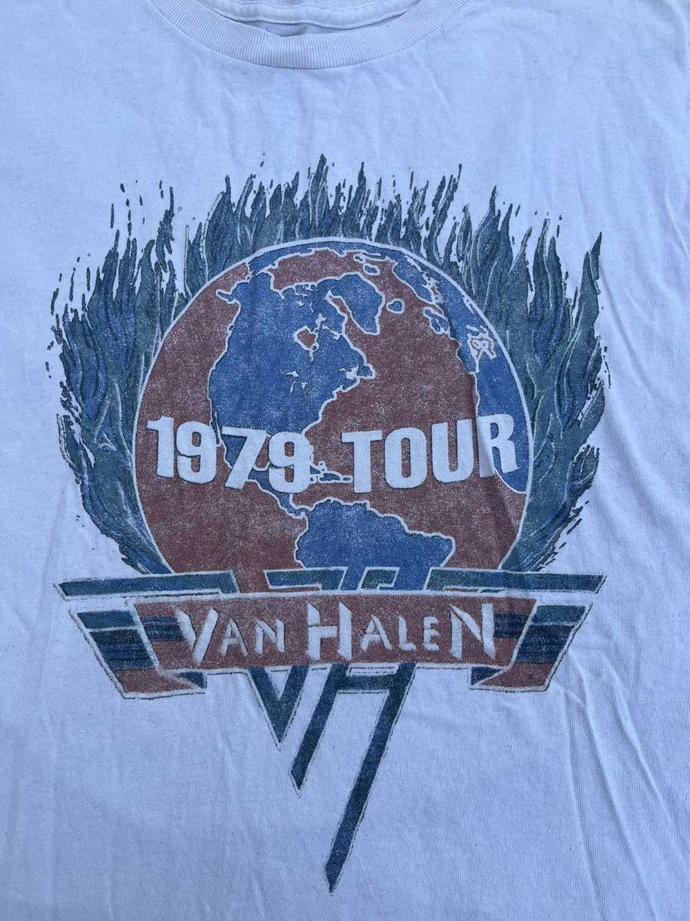 Streetwear × Vintage Van Halen 1979 World Tour Gr… - image 5