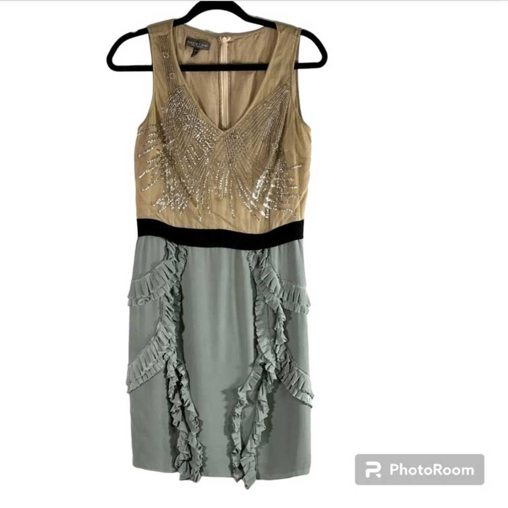 Sachin + Babi 100% silk mini dress size med.| us 8 - image 1