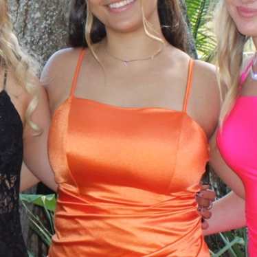 Honey and Rosie Orange Dress