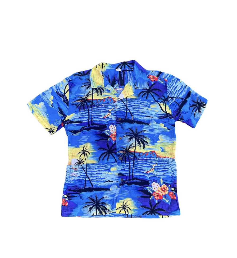 Hawaiian Shirt × Made In Hawaii Hawaiian Button U… - image 1