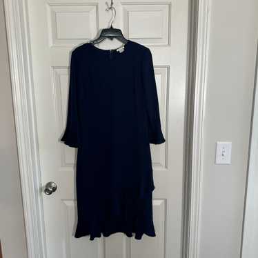 Shoshanna Navy Size 8 Dress With Bell Sleeves