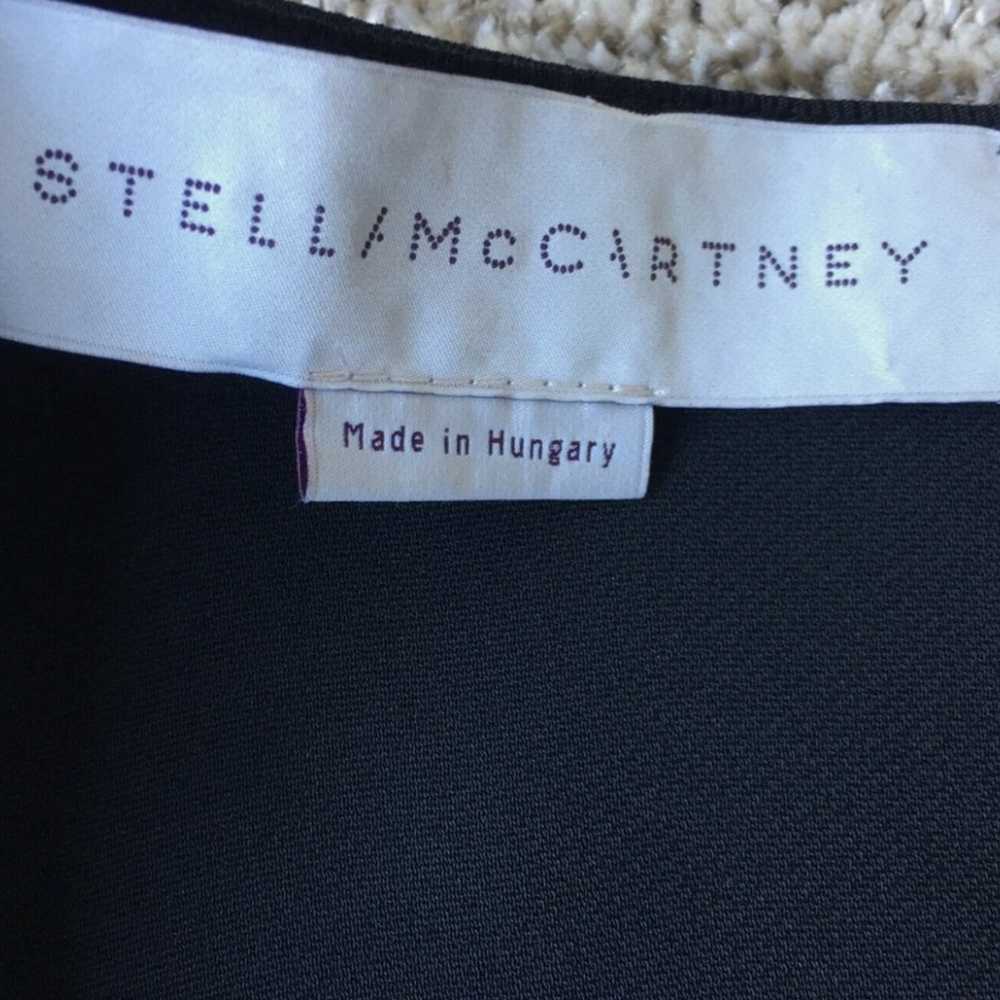 $985 Stella McCartney Black Peplum Dress - image 4