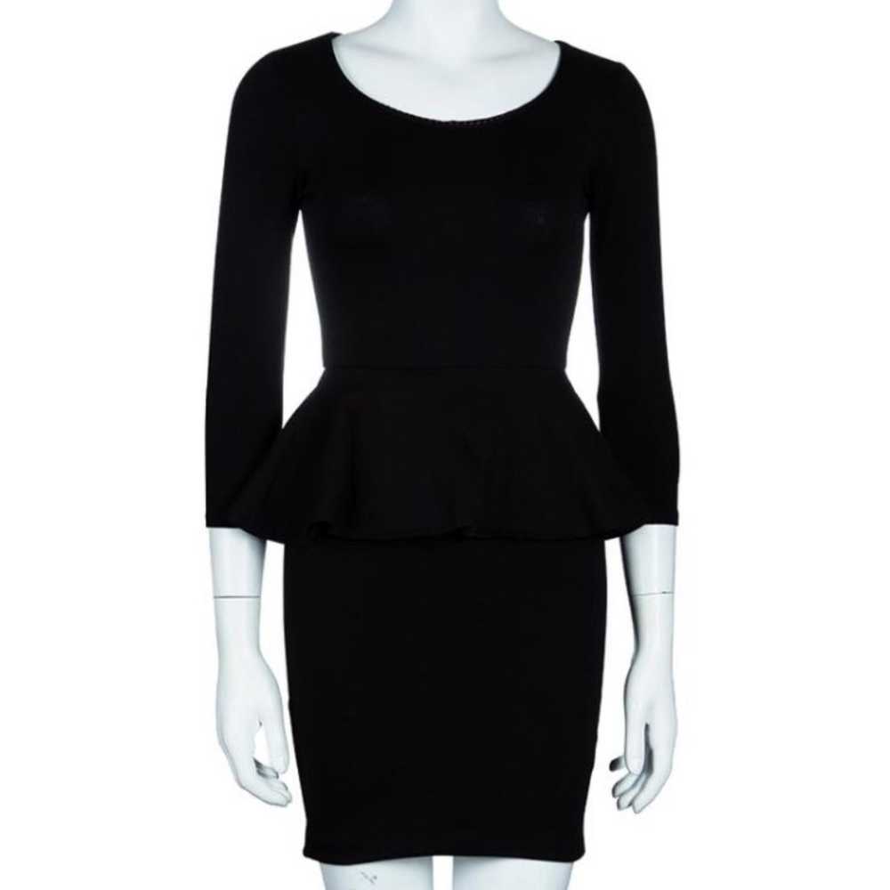 $985 Stella McCartney Black Peplum Dress - image 6