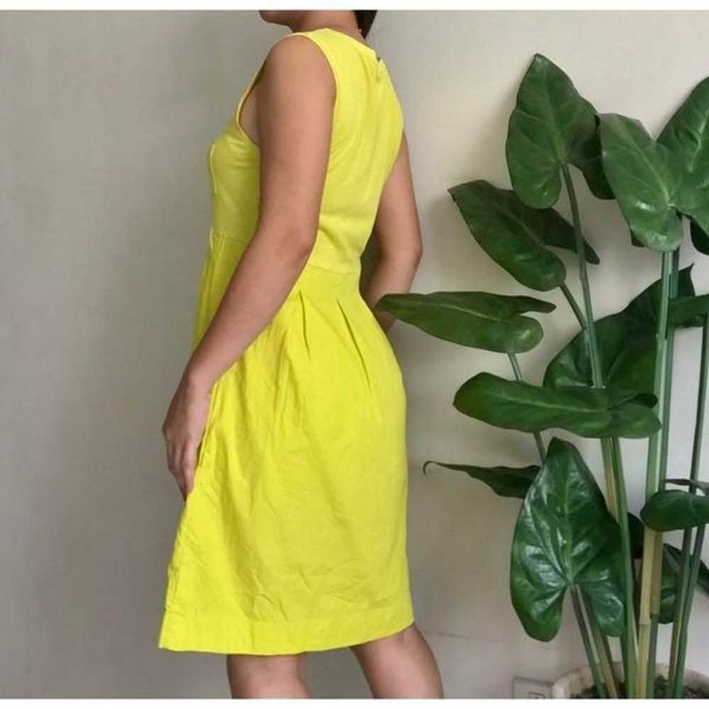 COS Sunny Yellow Contrasting Panel Sleeveless Dre… - image 2