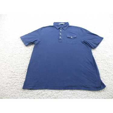 Vintage Criquet Shirt Mens Extra Large Blue Polo … - image 1