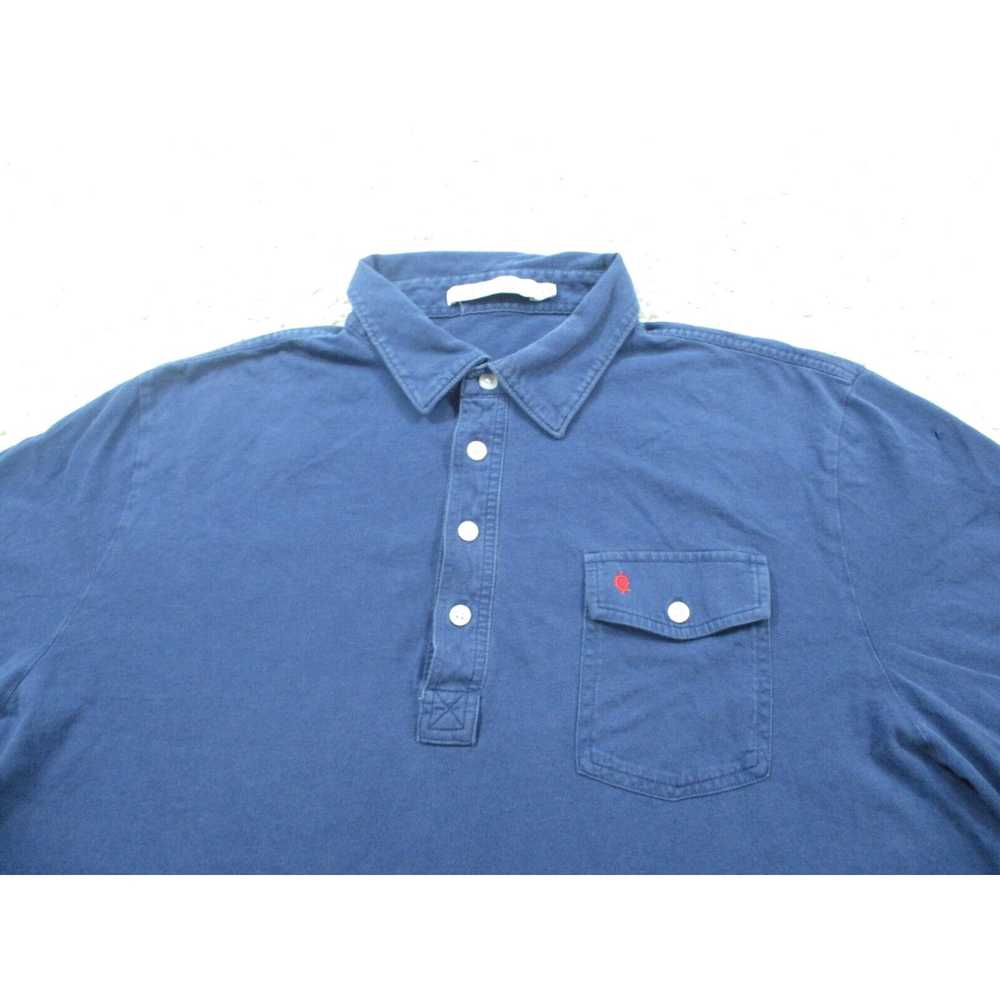 Vintage Criquet Shirt Mens Extra Large Blue Polo … - image 2