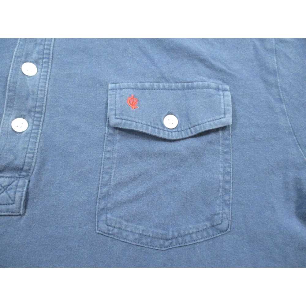 Vintage Criquet Shirt Mens Extra Large Blue Polo … - image 3
