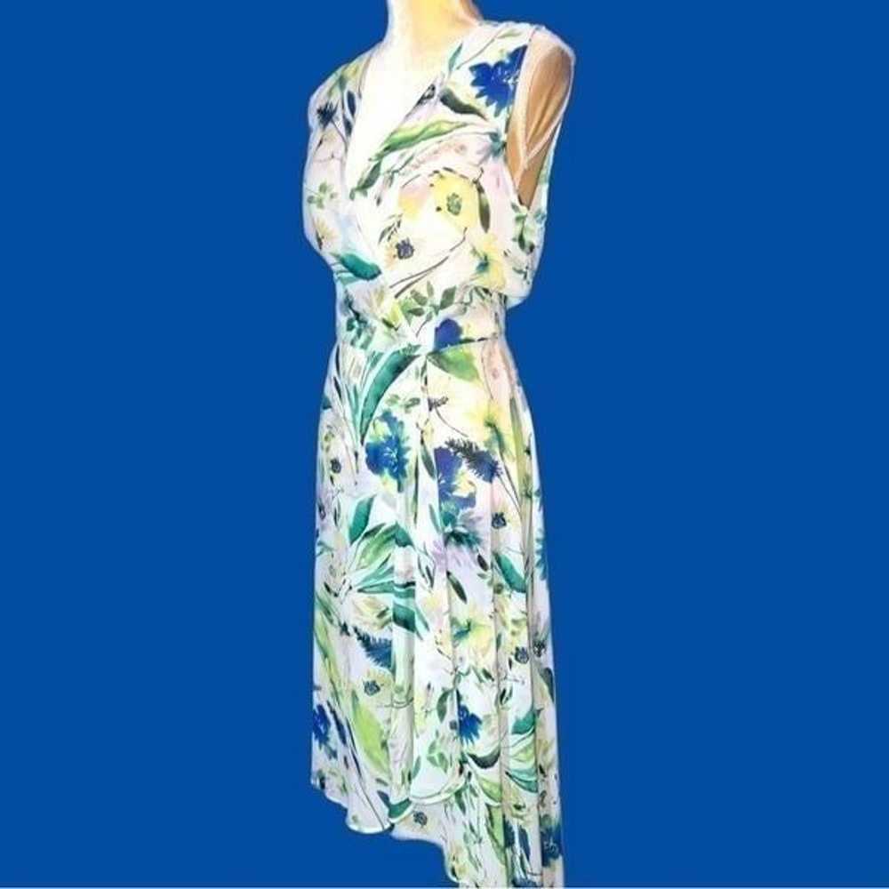 Calvin Klein beautiful sleeveless hi/lo cut faux … - image 5