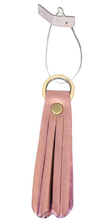 Portland Leather Tassel Keychain