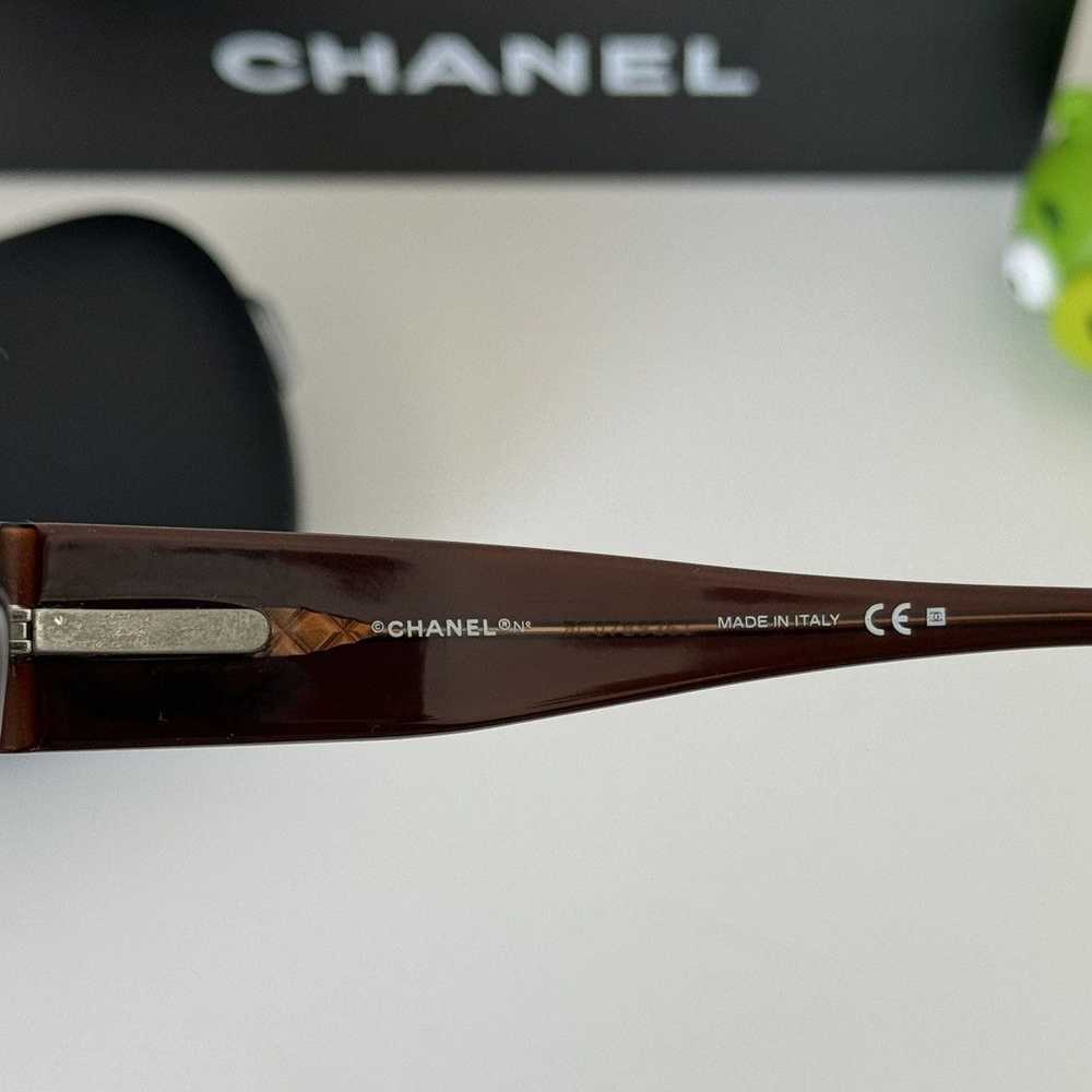 Chanel Y2K CHANEL CC RECTANGLE SUNGLASSES RHINEST… - image 8