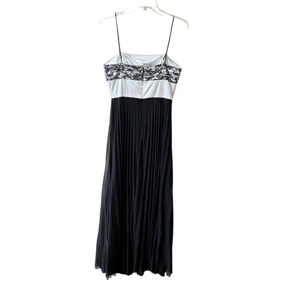 ALEX EVENINGS FORMAL GOWN MAXI PLEATED SKIRT LACE… - image 4