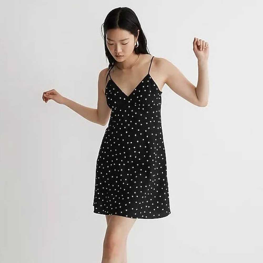 Madewell Layton Mini Slip Dress Polka Dot in True… - image 11