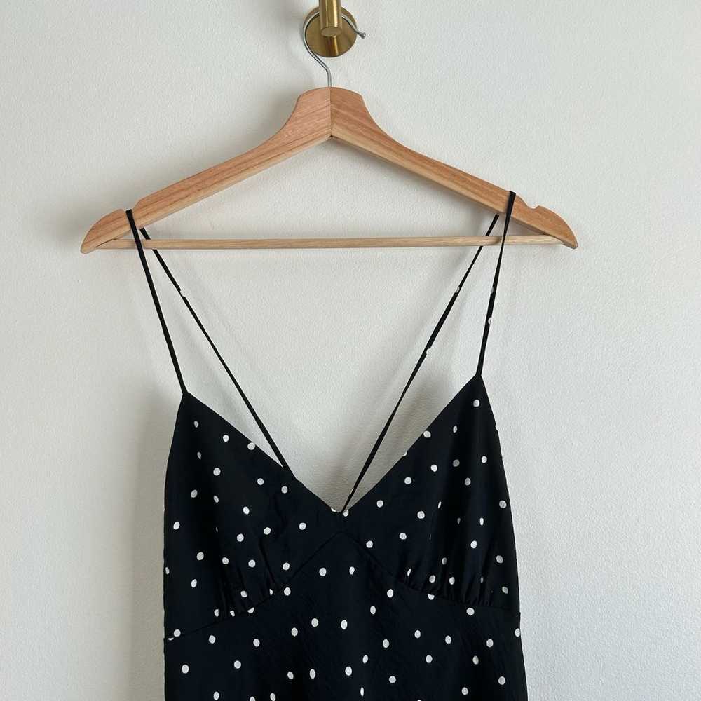 Madewell Layton Mini Slip Dress Polka Dot in True… - image 3