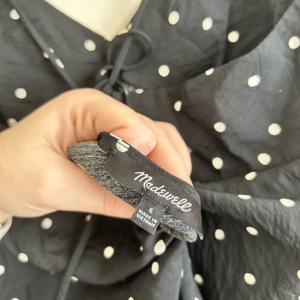 Madewell Layton Mini Slip Dress Polka Dot in True… - image 5