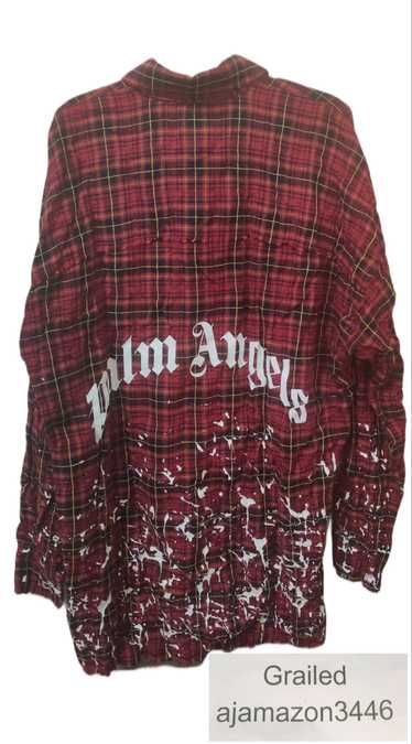 Palm Angels Palm Angels Check Men's shirt with whi