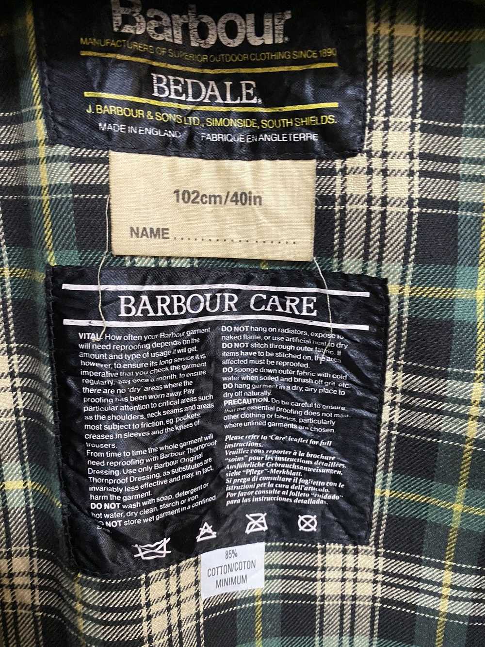 Barbour Barbour Classic Bedale Pile Lining Wax Ja… - image 9