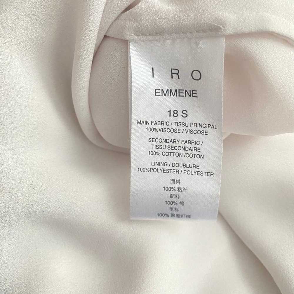 IRO Emmene Sheer Mini Dress in Blush Pink Size XS - image 9