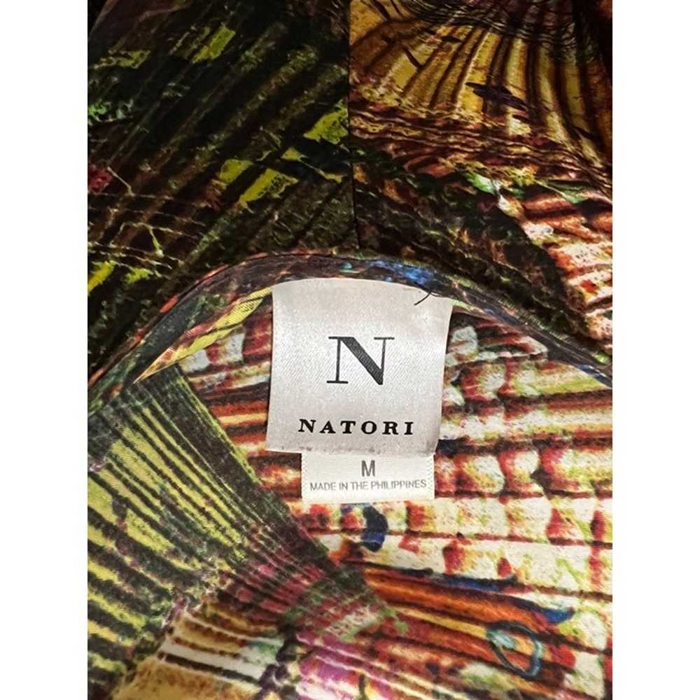 Natori Abstract Slip Dress Multicolored Adjustabl… - image 4