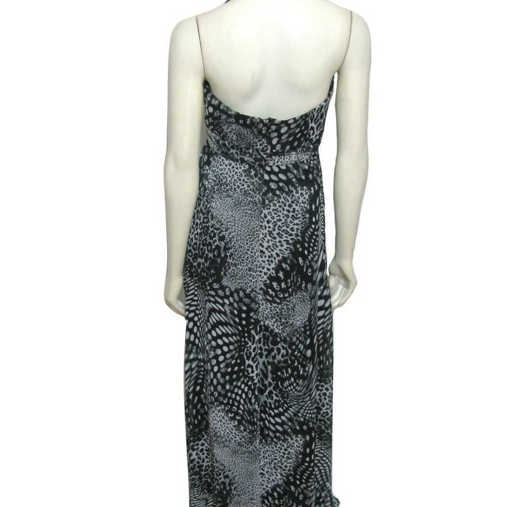Vintage Joseph Ribkoff Halter Chiffon Maxi Dress … - image 4