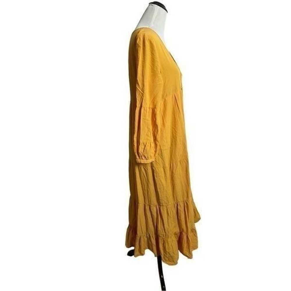 Urban outfitters cotton boho summer orange dress … - image 2
