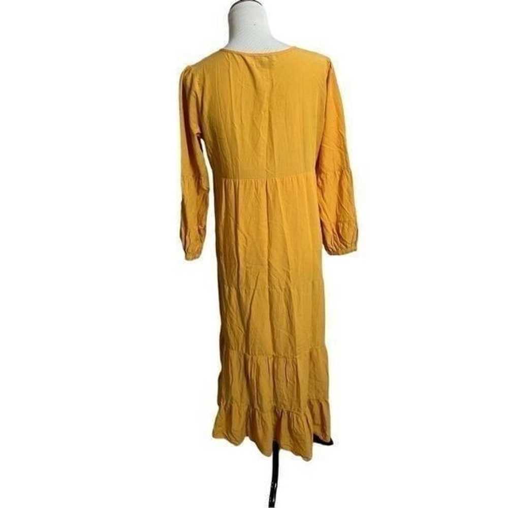 Urban outfitters cotton boho summer orange dress … - image 3