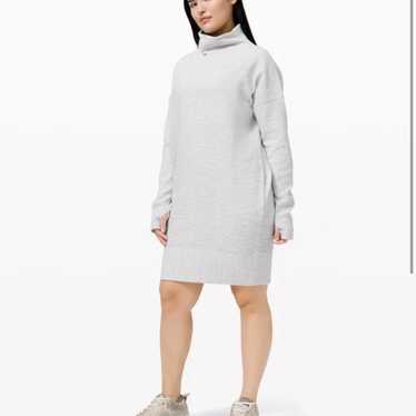 Lululemon size 2 Call for Cozy Dress Heathered Co… - image 1