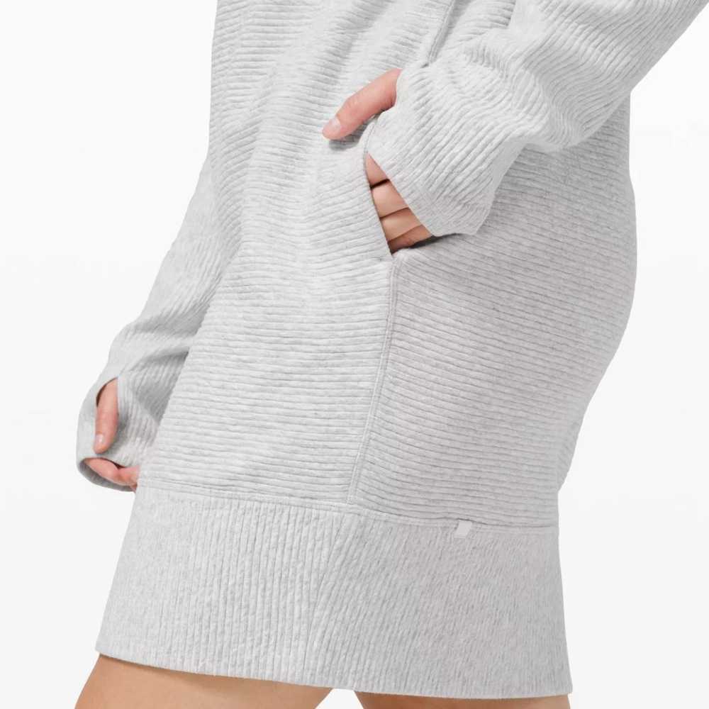 Lululemon size 2 Call for Cozy Dress Heathered Co… - image 2