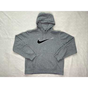 Nike Nike Big Mesh Swoosh Pullover Hoodie Sweatsh… - image 1