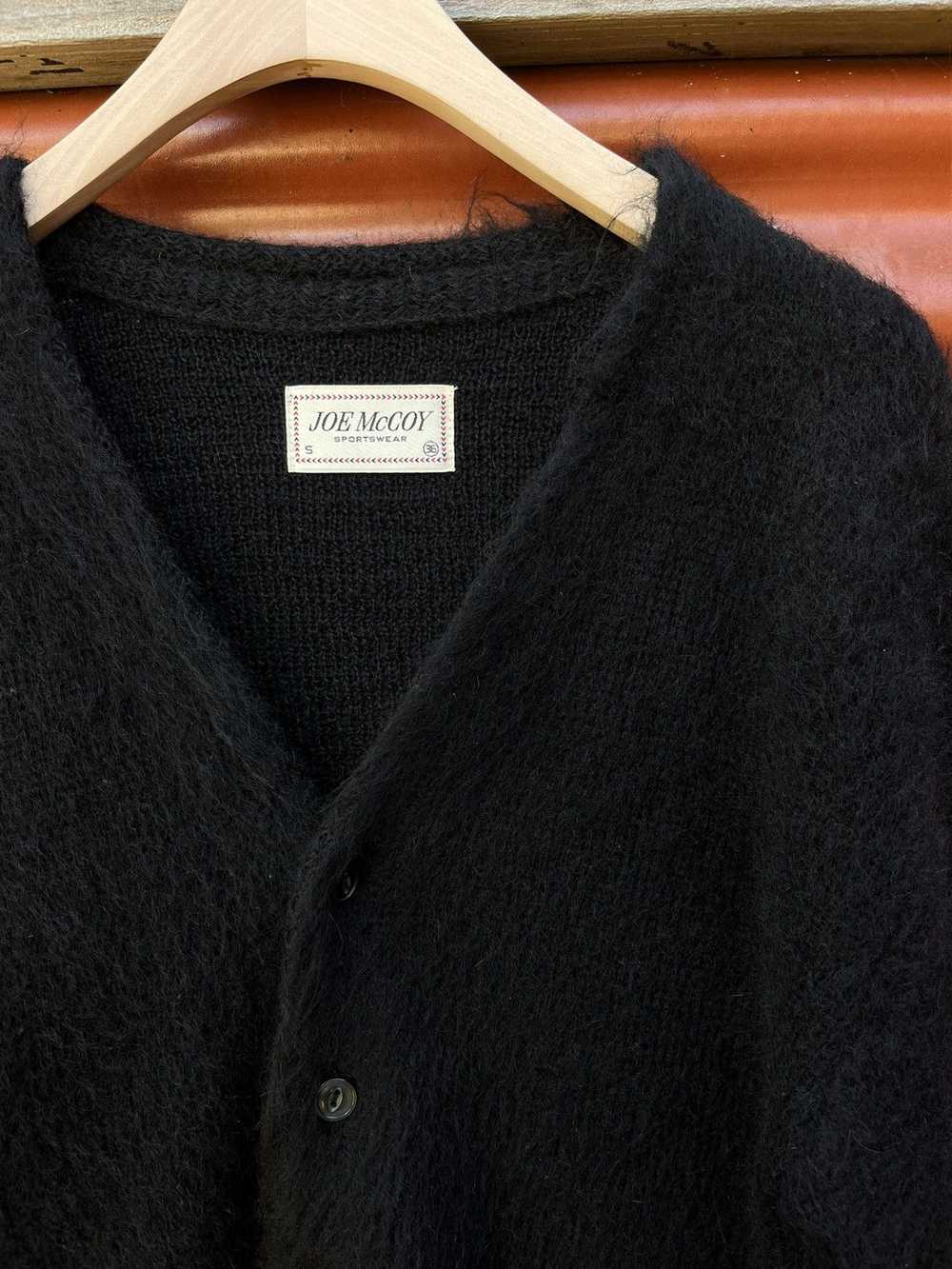 The Real McCoy's Real McCoys Mohair Cardigan - Bl… - image 2